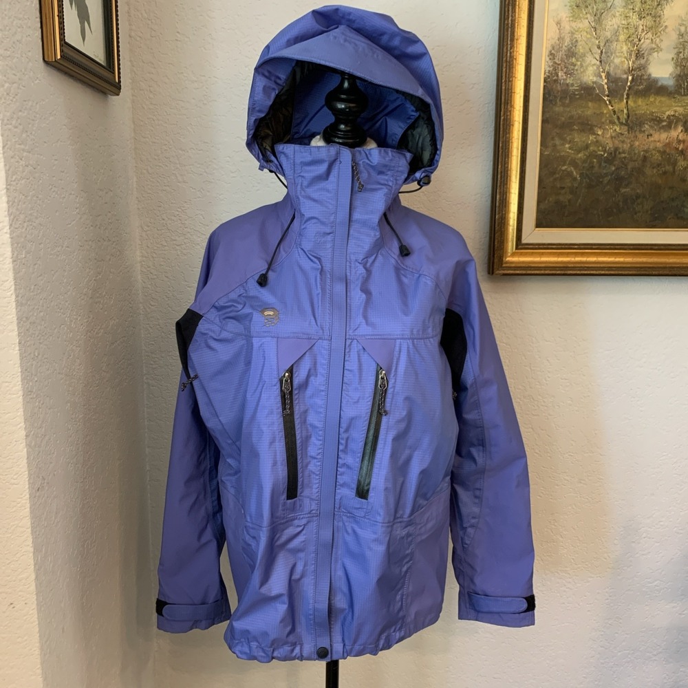 Mountain Hardwear Women's Size 8 Gore-Tex XCR Waterproof Shell Jacket Periwinkle